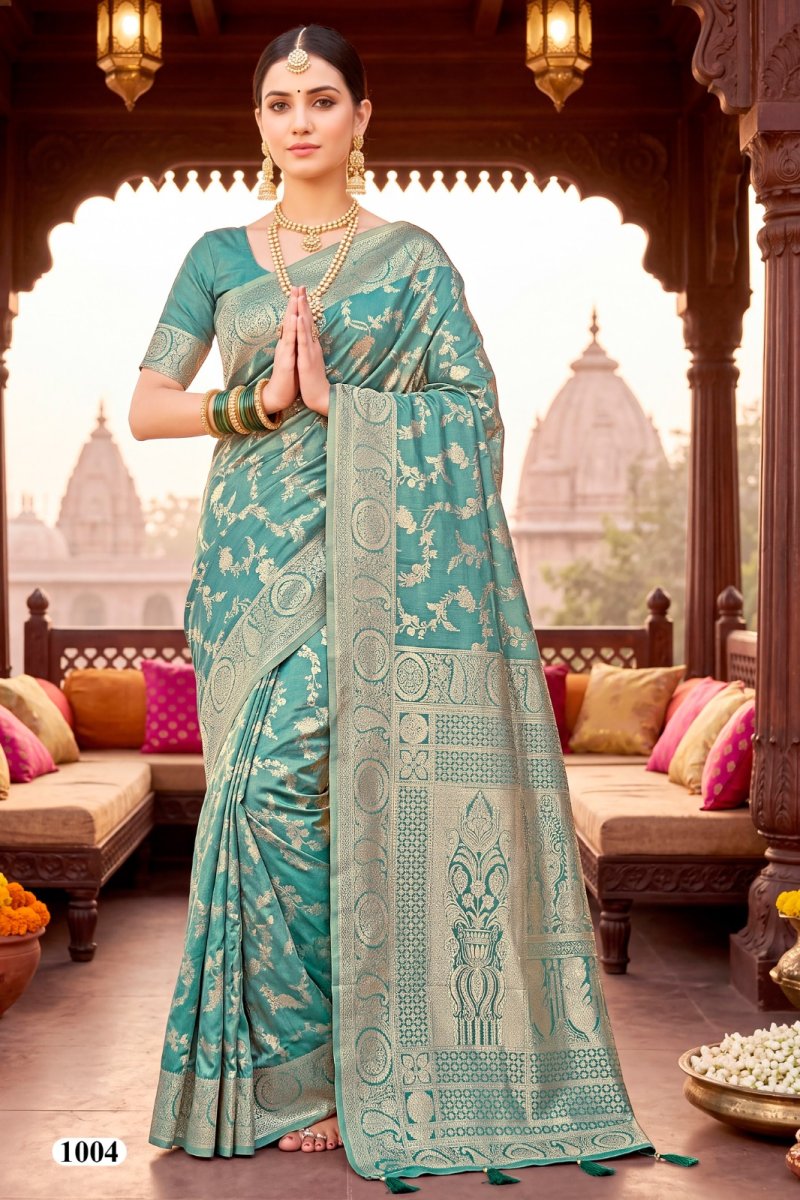 Vedika Silk Vol 1 By Saroj Bamboo Silk Saree 